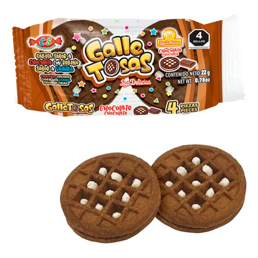 Exh Gall Las Delicias Galletosas Choco 4 PZS