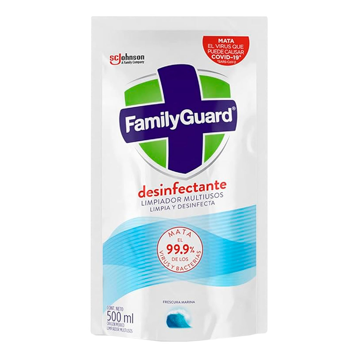 Limpiador Desinfectante Family Guard Frescura Marina 500 MLL