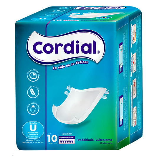 Pañal Cordial Adulto Cubrecamas 10 PZS