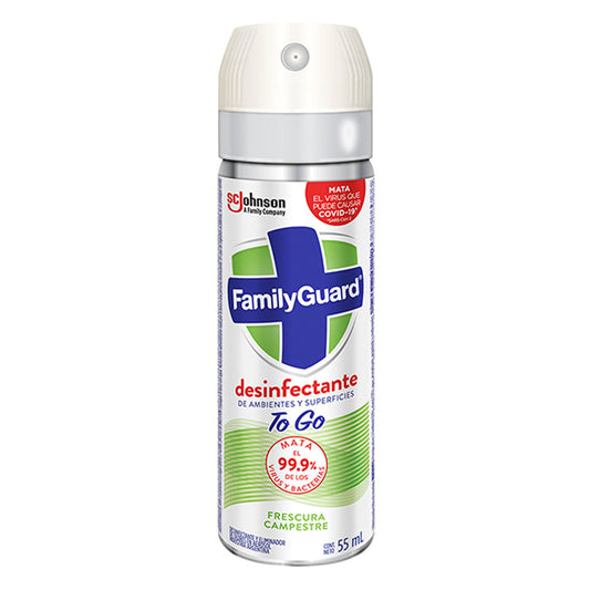 Desinfectante Family Guard Campestre En Aerosol 55 MLL