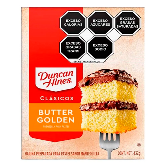 H Pastel Duncan Hines Mantequilla  Duncan Hines 432 GRS