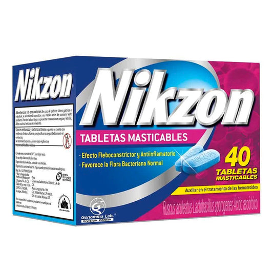 Nikzon Masticables Tabletas 40 EXH