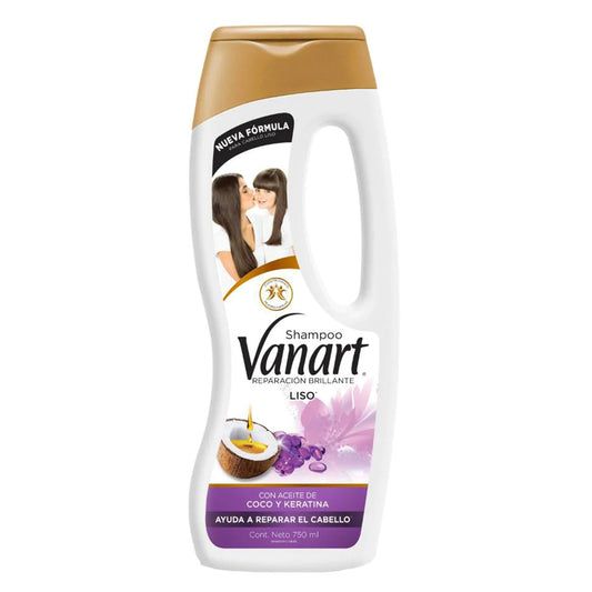 Shampoo Vanart Reparación Brillante Keratina 750 MLL