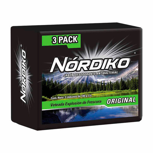 Jabon De Tocador Nordiko Frescura 3Pack 100 GRS