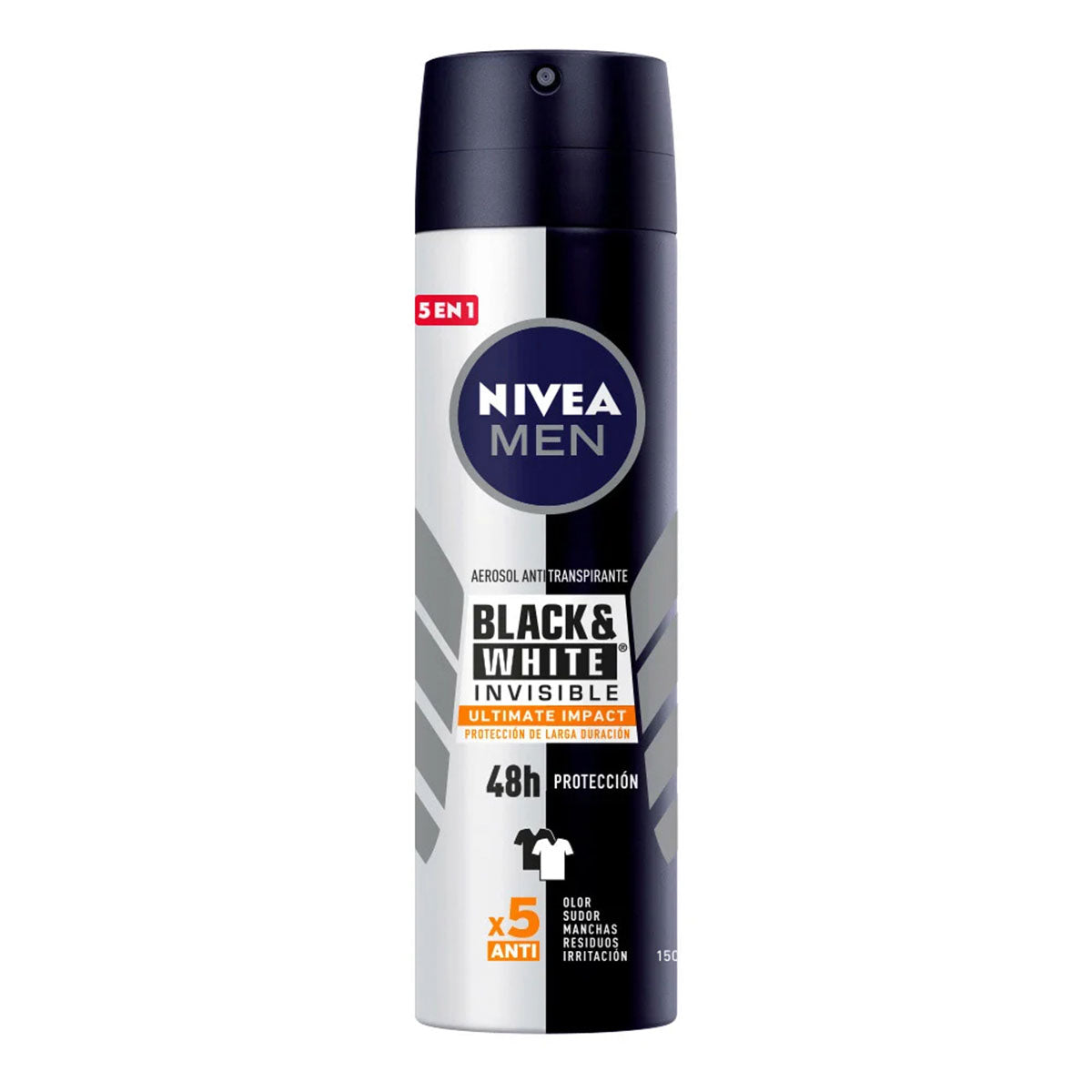 Desodorante Nivea Men Black And White Invisible 150 MLL