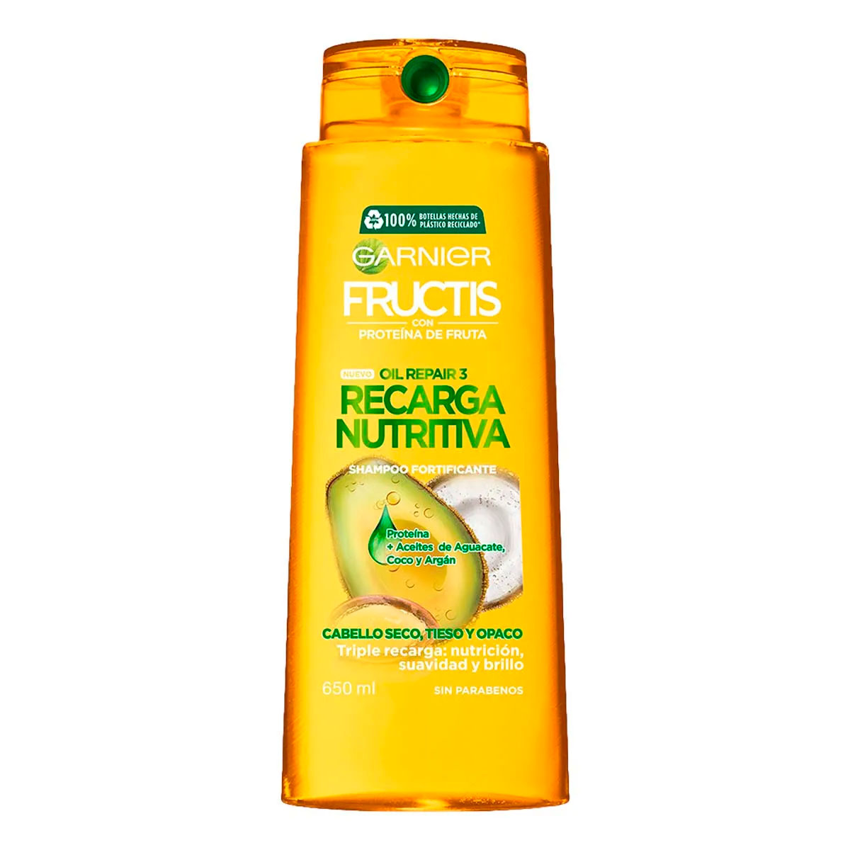 Shampoo Fructis Oil Repair Recarga Nutritiva 650 MLL