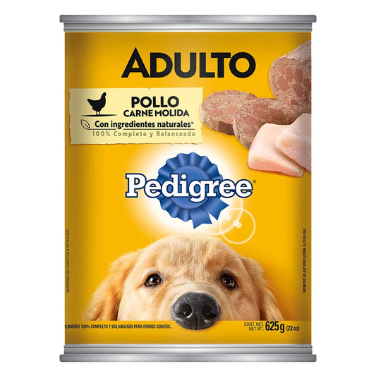 Alimento Para Perro Pedigree Carne Molida Pollo 625 GRS