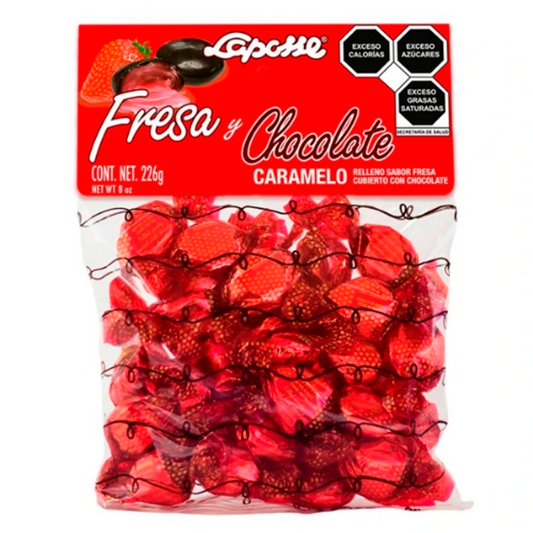 Caramelo Laposse Fresa/Leche 350 GRS