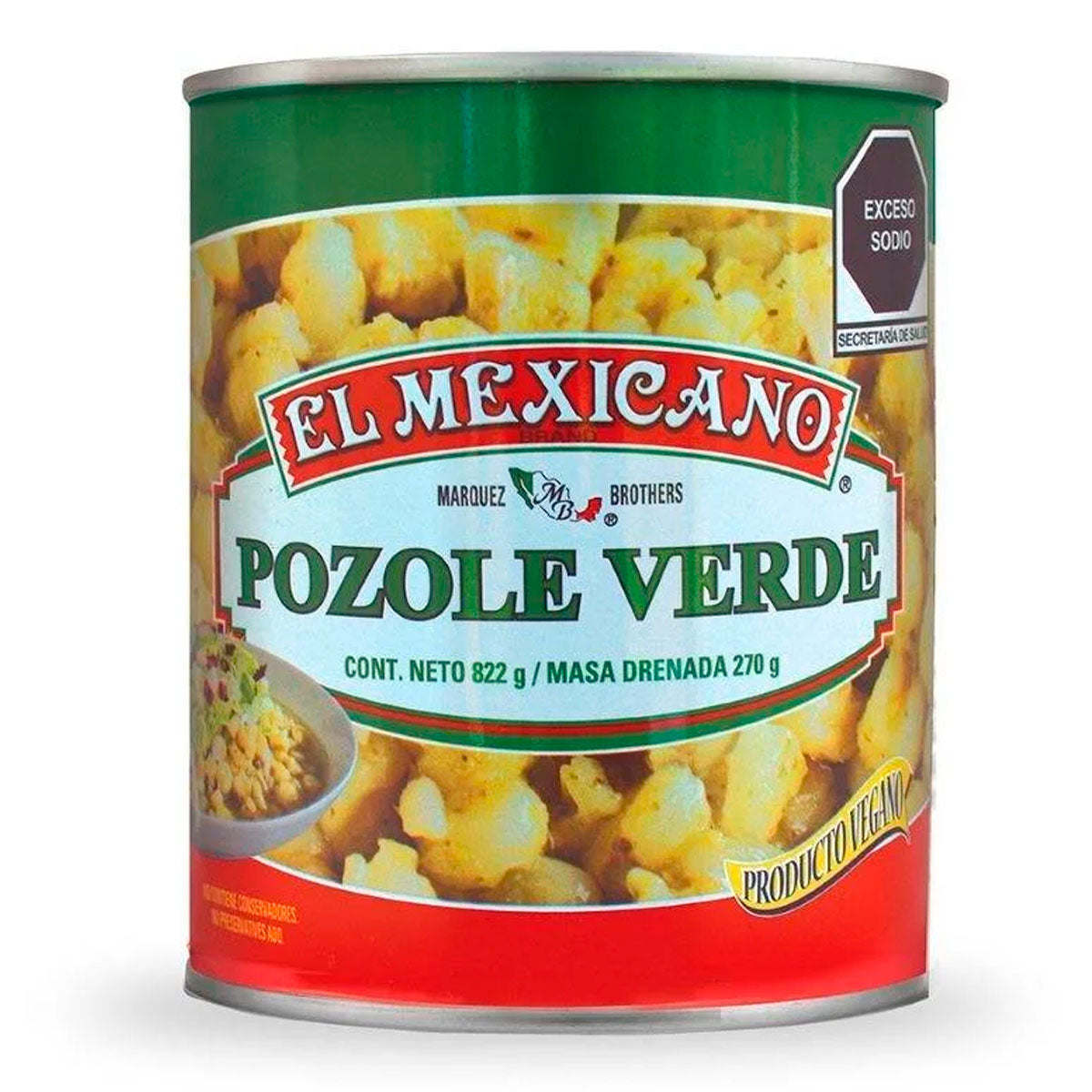 Maiz El Mexicano Pozole Verde 822 GRS