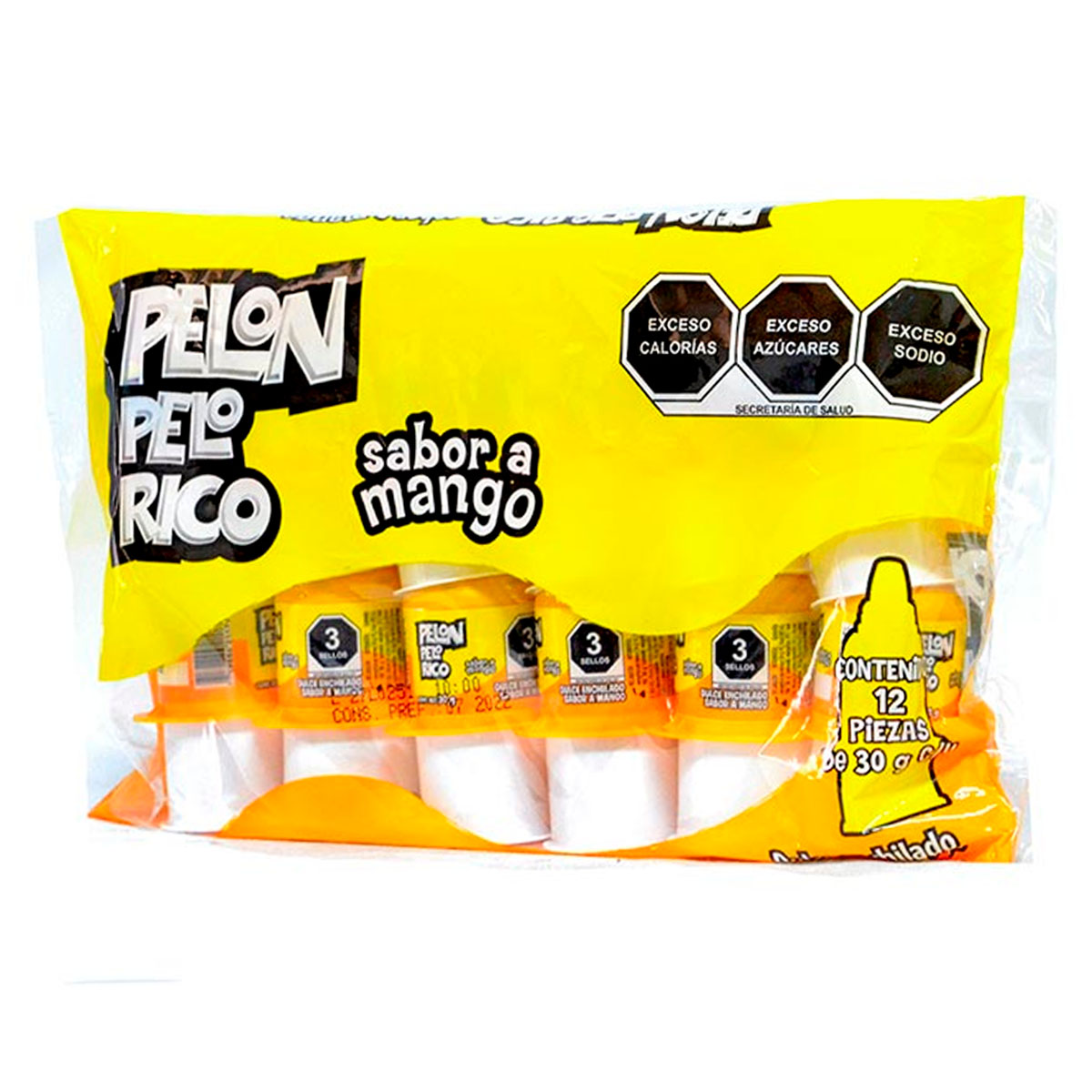 Dulce Pelon Pelo Rico Mango 30 GRS