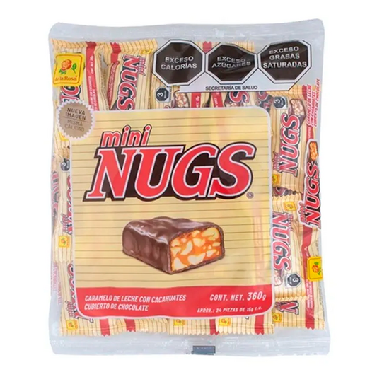 Exhibidor Chocolate Nugs Mini 360 GRS