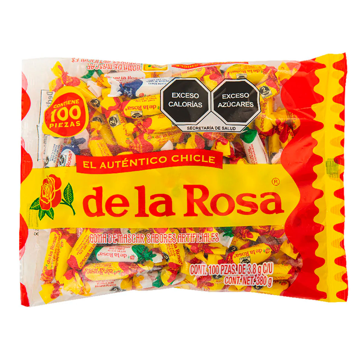 Chicles La Rosa Moño Surtido 100 PZS