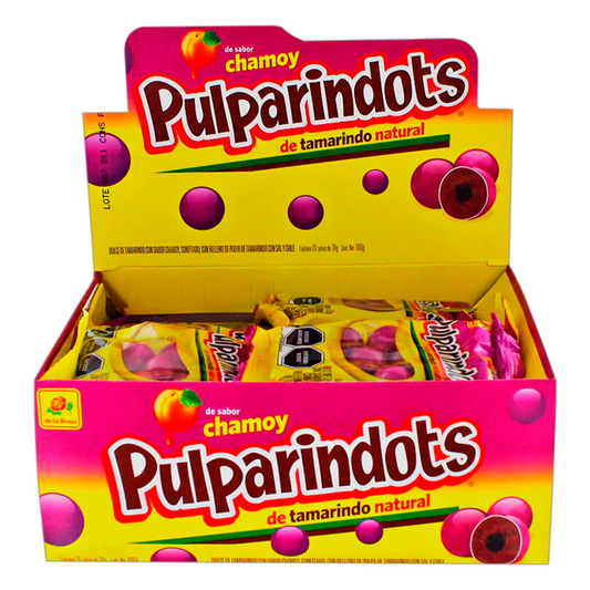 DULCES PULPARINDOTS CHAMOY 20 PZS