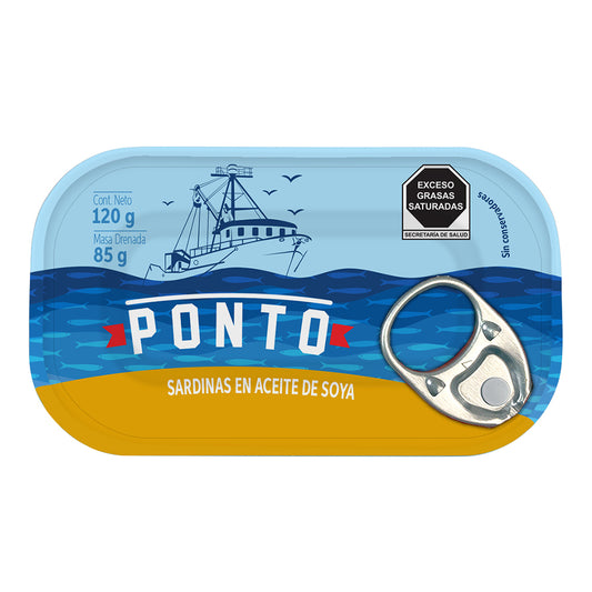 Sardina Ponto Aceite Vegetal 120 GRS