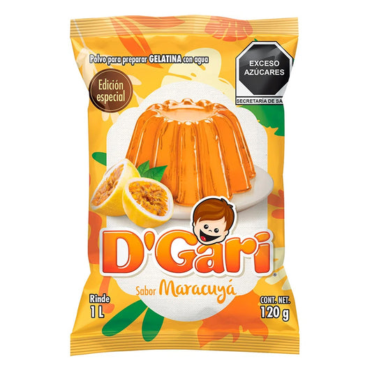 Gelatina D'Gari Maracuya 120 GRS