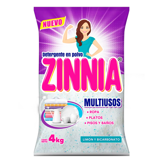 Detergen Det Zinnia Multiusos Zinnia Multiusos 4 KGS