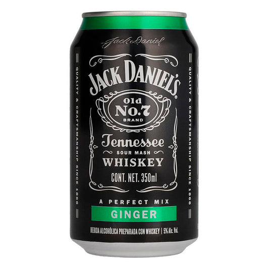 Bebida Alcohólica Preparada Jack Daniels Ginger 350 MLL