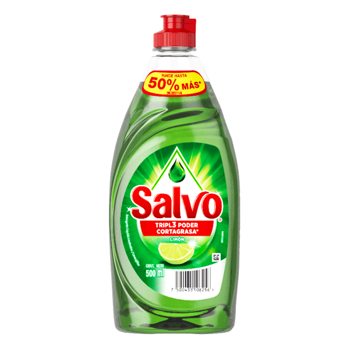 Detergente Líquido Salvo Limón 500 MLL