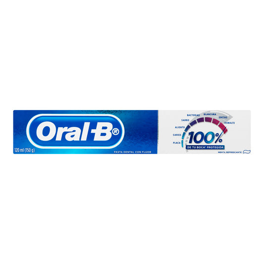 Pasta Dental Oral B 100% 120 MLL