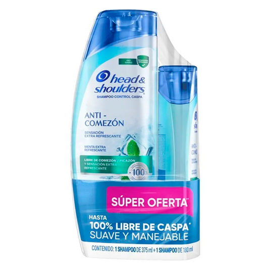 Sh H&S Anti-Comezon+Sh180Ml C/U H&S +Sh180Ml C/U 375 MLL