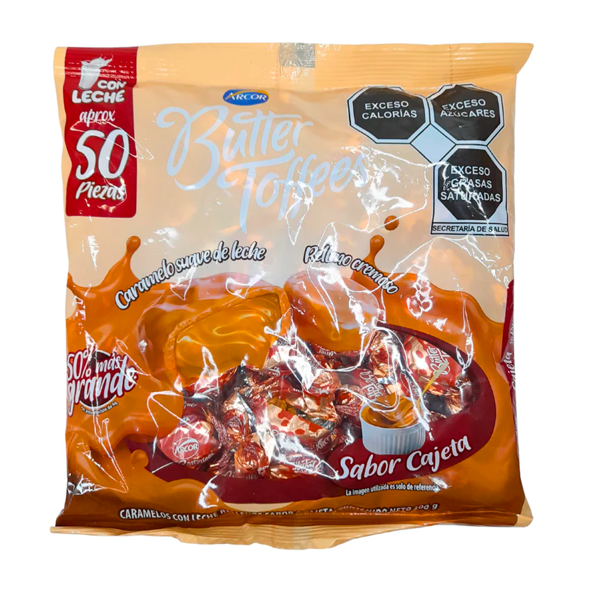 Exh Dul Arcor Butter Toffe Arcor 300 GRS