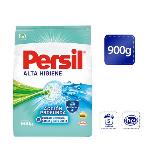 Detergente En Polvo Persil Alta Higiene 900 GRS