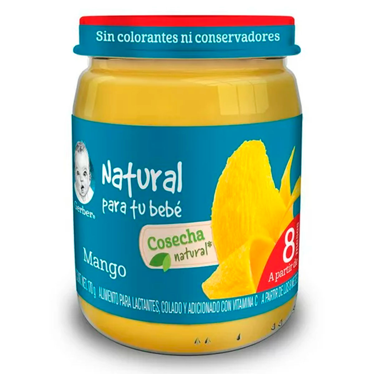 Papilla Gerber Cosecha Natural Etapa 3 Mango 170g