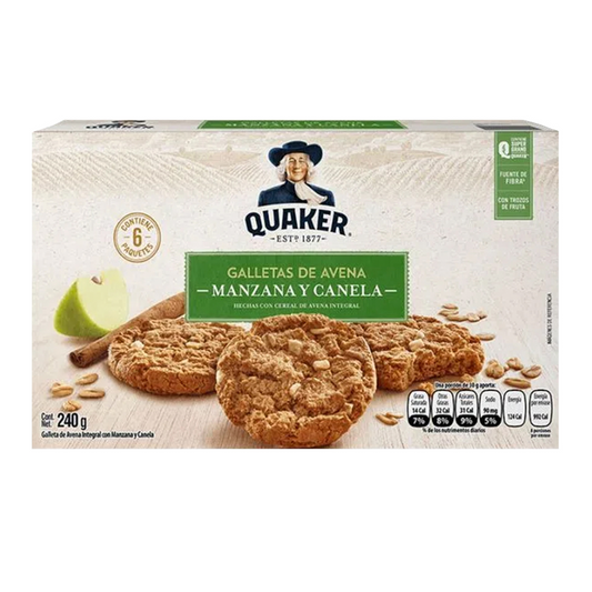 Galleta Quaker Avena Manzana Canela 240 GRS