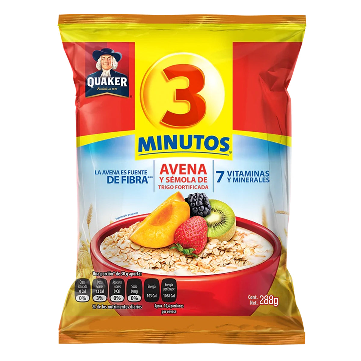 Avena Quaker 3Min Bls 288 GRS