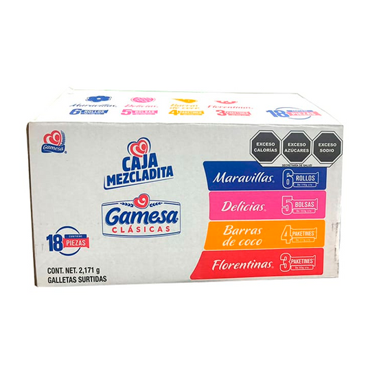 Gall Gamesa Marias Mezcladitas 2.910Grs Gamesa 18 PZS