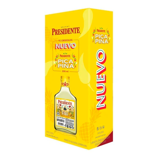 Brandy Presidente Pica Piña N Presidente 200 MLL
