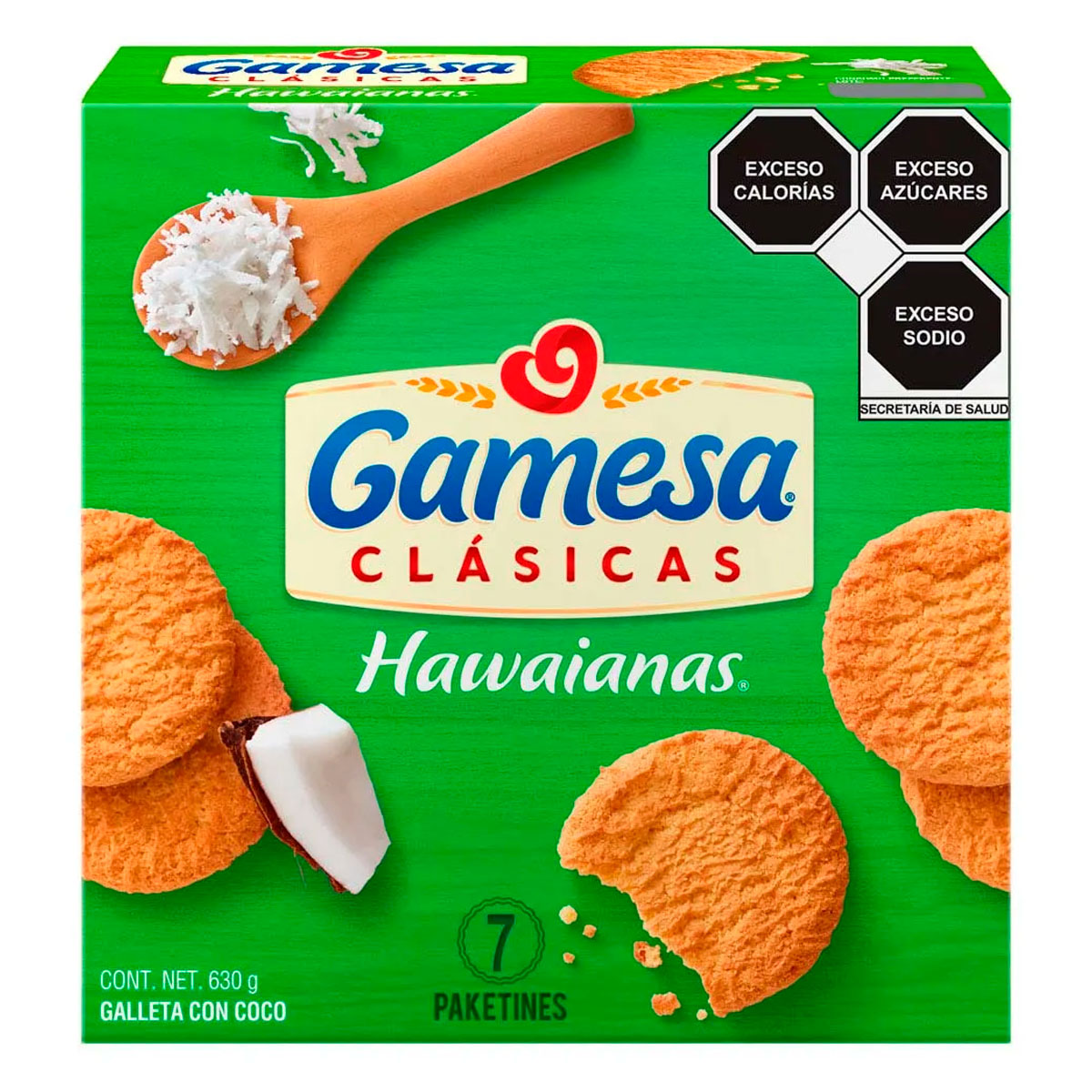 Galleta Gamesa Hawaianas 630 GRS