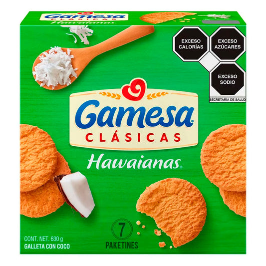 Galleta Gamesa Hawaianas 630 GRS