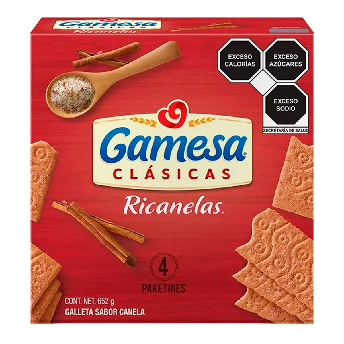 Galletas Gamesa Ricanelas 652 GRS