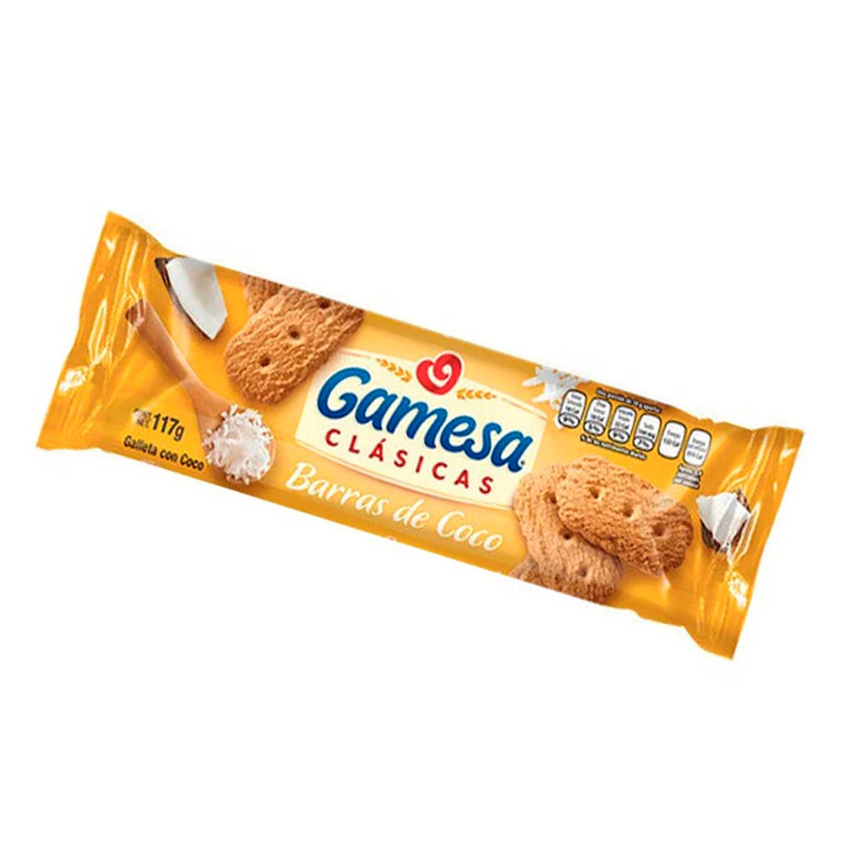 Galleta Gamesa Barra Coco 117 GRS