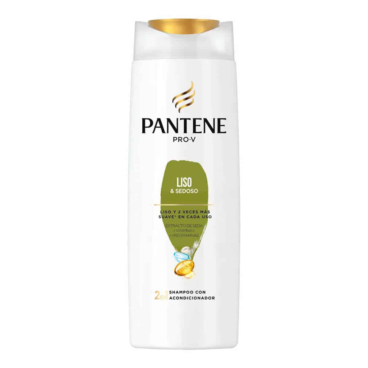 Shampoo Pantene 2En1 Liso Sedoso 400 MLL