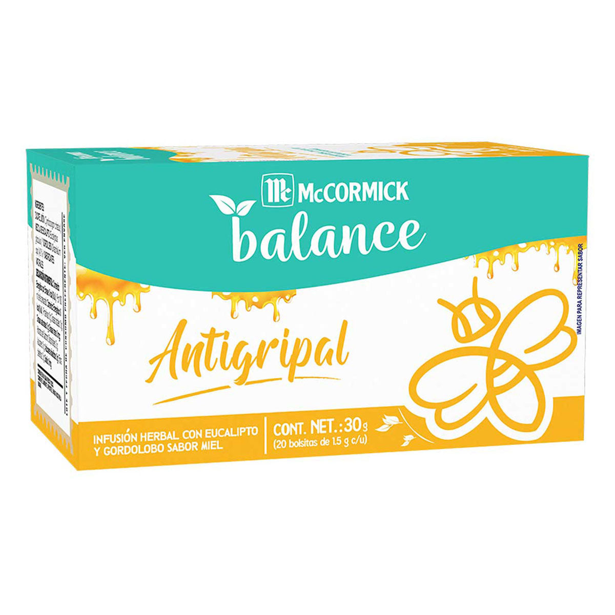 Té Mccormick Balance Miel 20 PZS