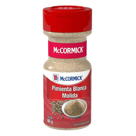 Especias Mccormick Pimienta Blanca Molida 66 GRS