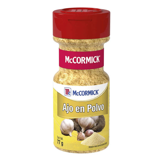 Especias Mccormick Ajo Molido 77 GRS