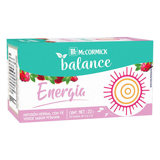 Té Mccormick Balance Pitahaya 20 PZS