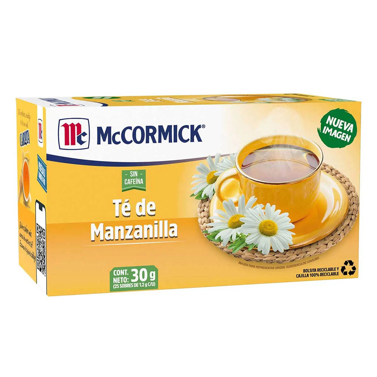 Té Mccormick Manzanilla 25 PZS