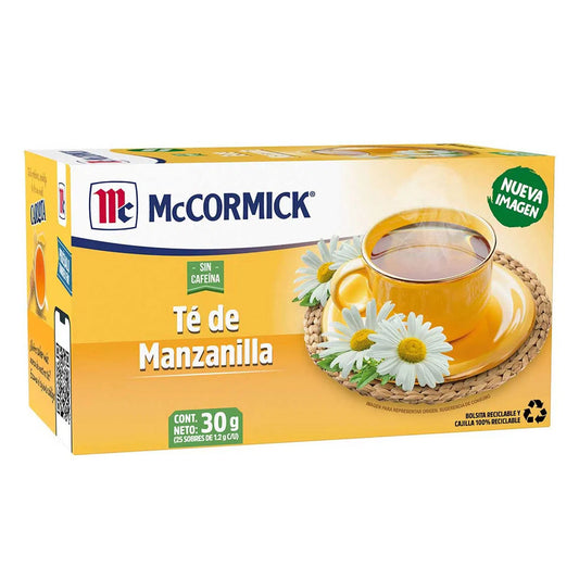 Té Mccormick Manzanilla 25 PZS