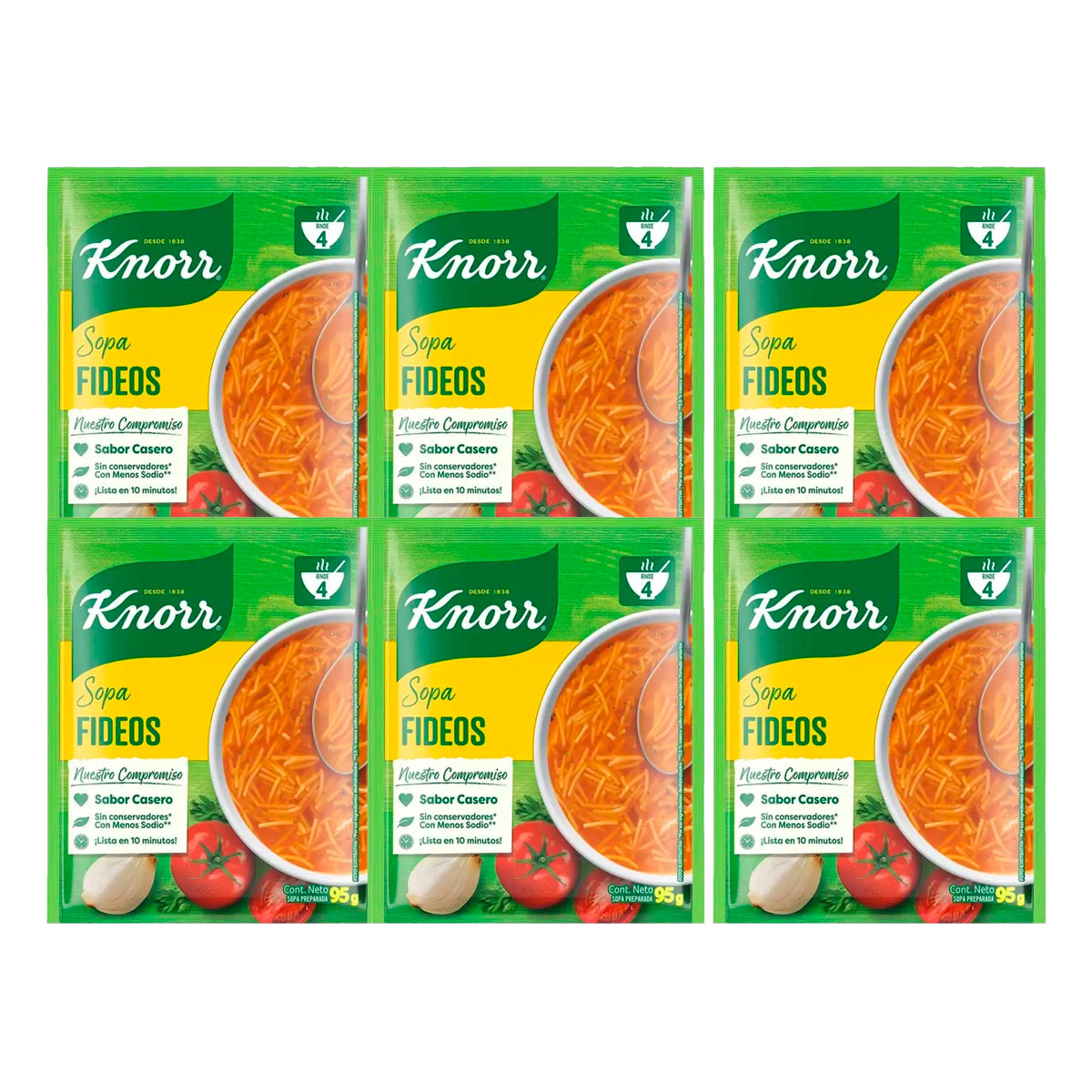 Sopa Knorr Fideos 95 GRS