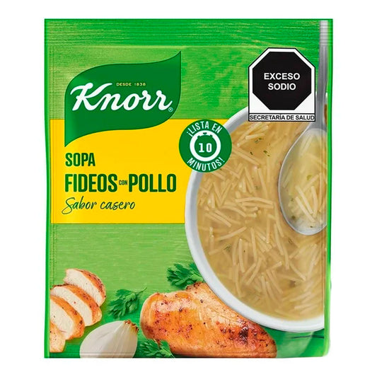 Sopa Knorr Fideos Con Pollo 95 GRS