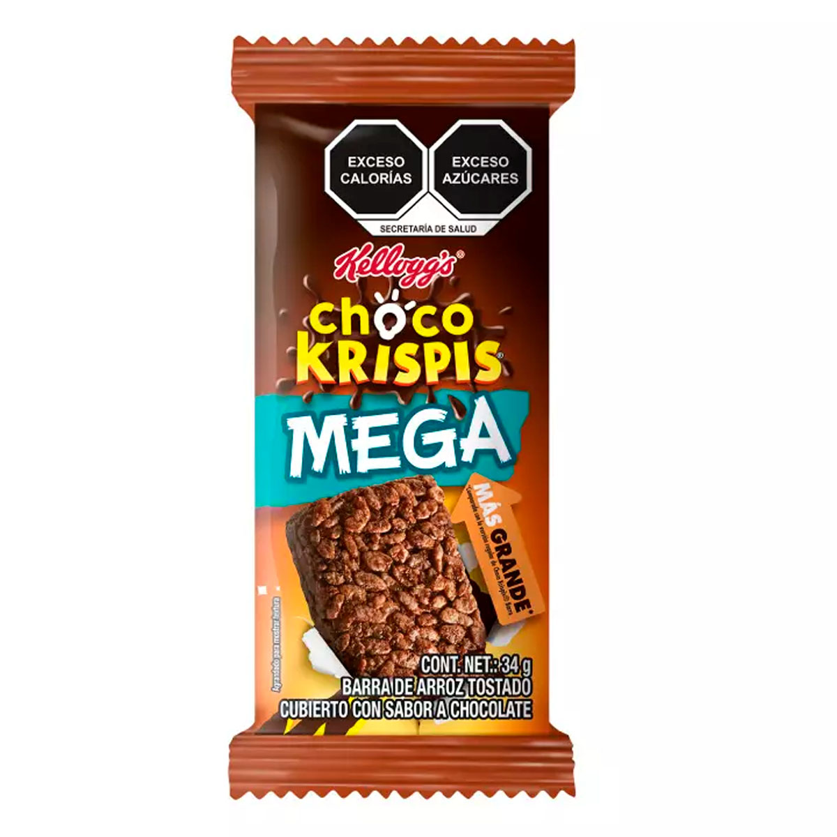Barra Kellogg'S Mega Choco Krispis 34 GRS – Basicos