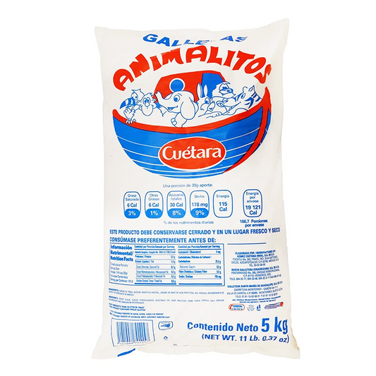 Galleta Cuetara Animales 5 KGS