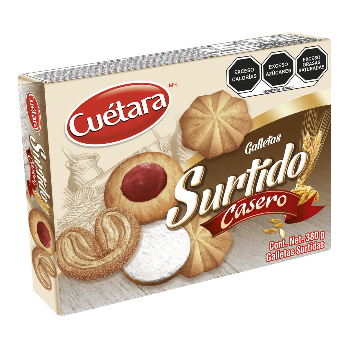 Galleta Cuetara Surtido Casero 380 GRS