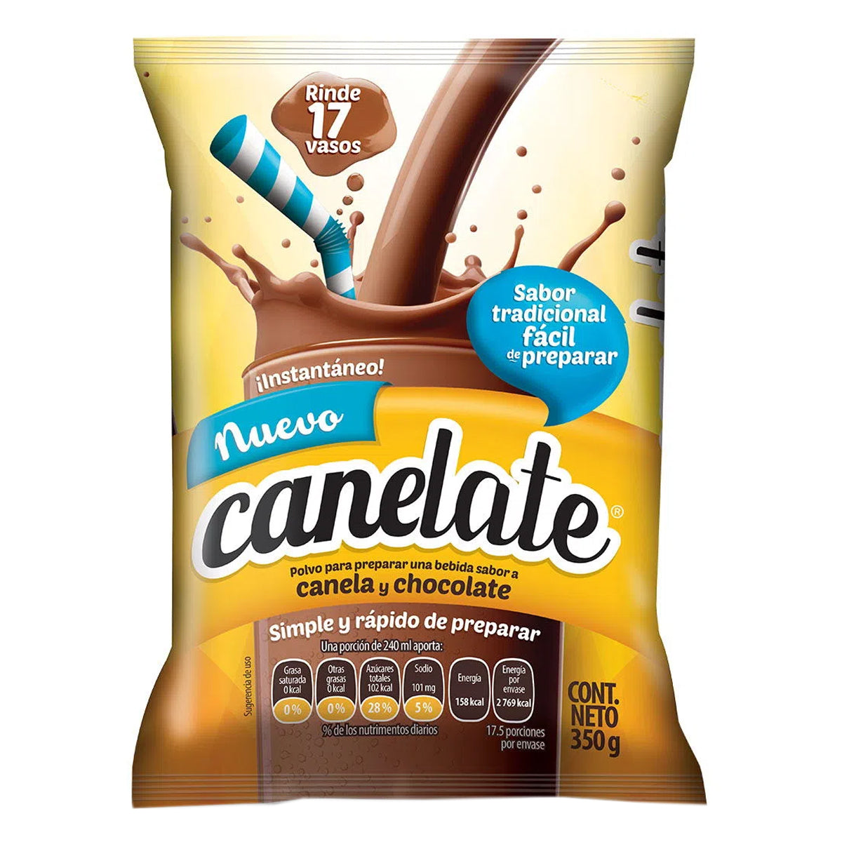 Chocolate Ibarra Canelate 350 GRS