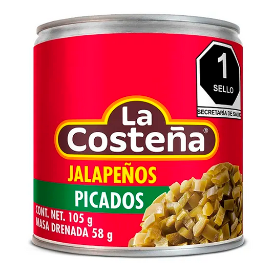 Chiles Jalapeño Picados La Costeña 105 GRS