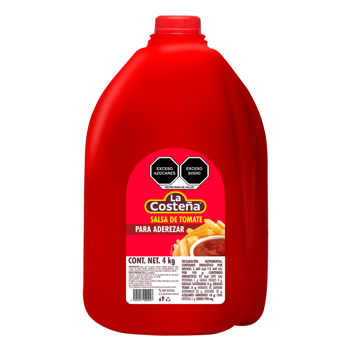 Salsa De Tomate Costeña P/Ader Gar Costeña 4 KGS